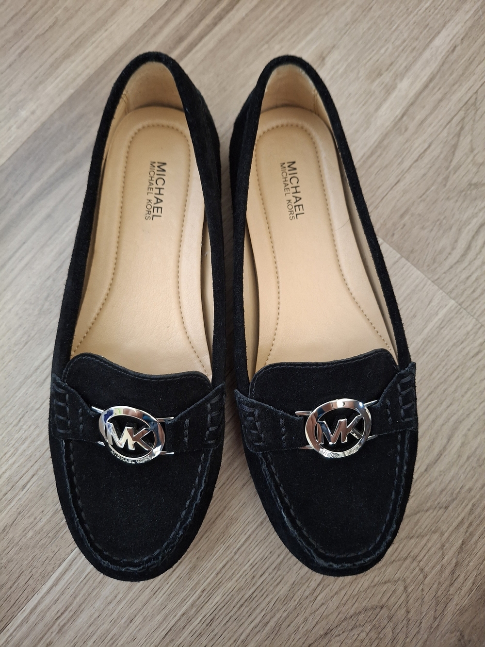 Michael Kors Women's Black Suede Moccasin Loafers